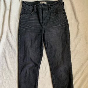 Madewell perfect vintage crop jeans